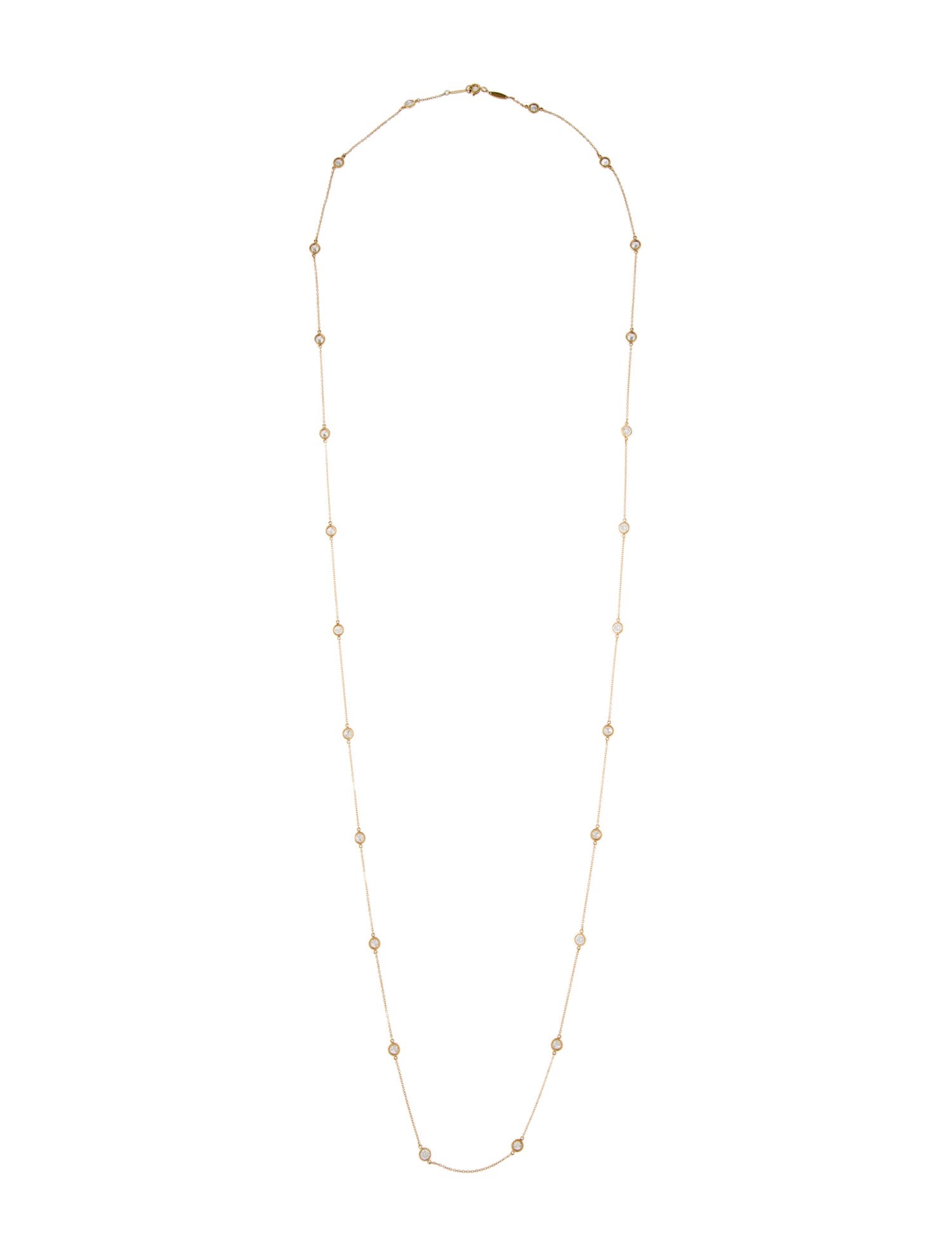 Tiffany & Co. 18K 4.32ctw Diamonds by the Yard® Necklace