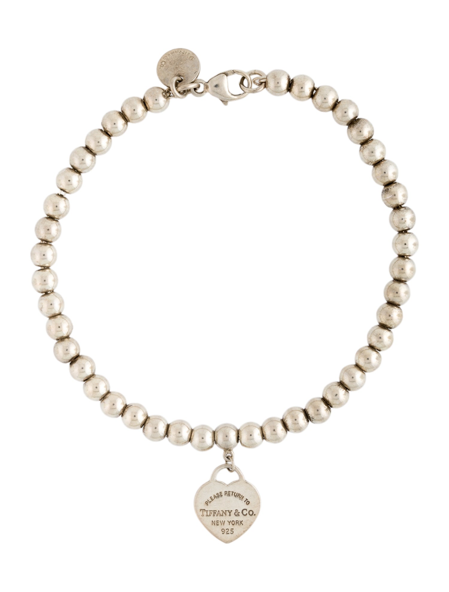 Tiffany & Co. Heart Tag Bead Bracelet