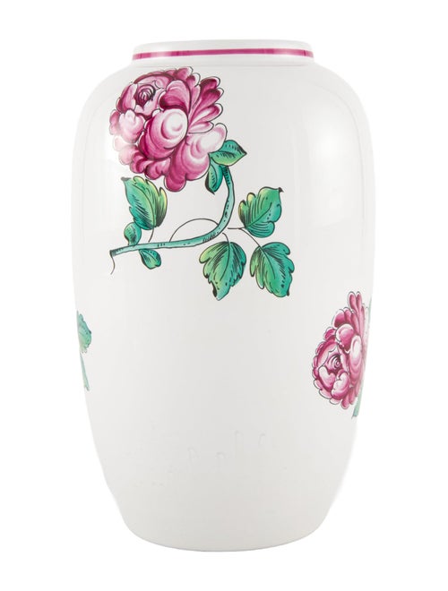 Tiffany & Co. Strasbourg Flowers Ceramic Vase