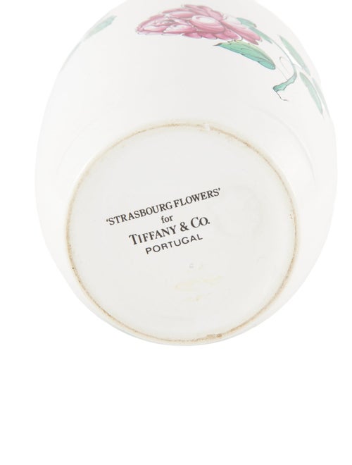 Tiffany & Co. Strasbourg Flowers Ceramic Vase