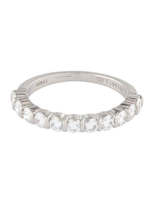 Tiffany & Co. Platinum Diamond Tiffany Forever Half-Circle Band