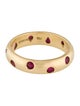 Tiffany & Co. 18K Ruby Etoile Band