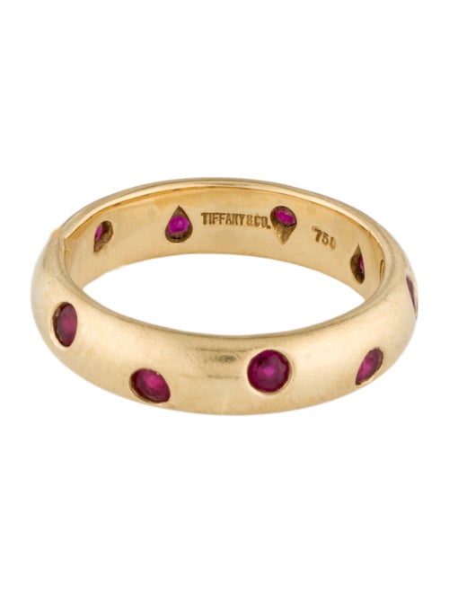 Tiffany & Co. 18K Ruby Etoile Band