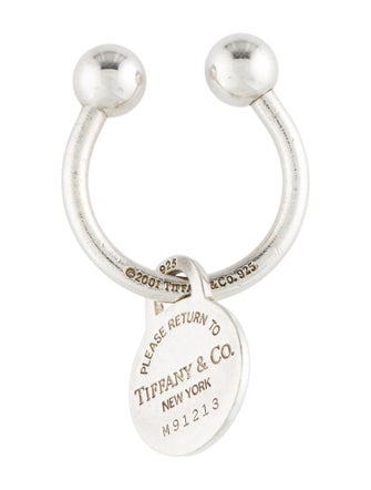 Tiffany & Co. Silver Engraved Keyring