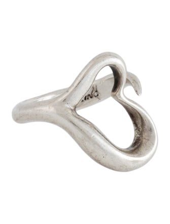 Tiffany & Co. Vintage Open Heart Ring