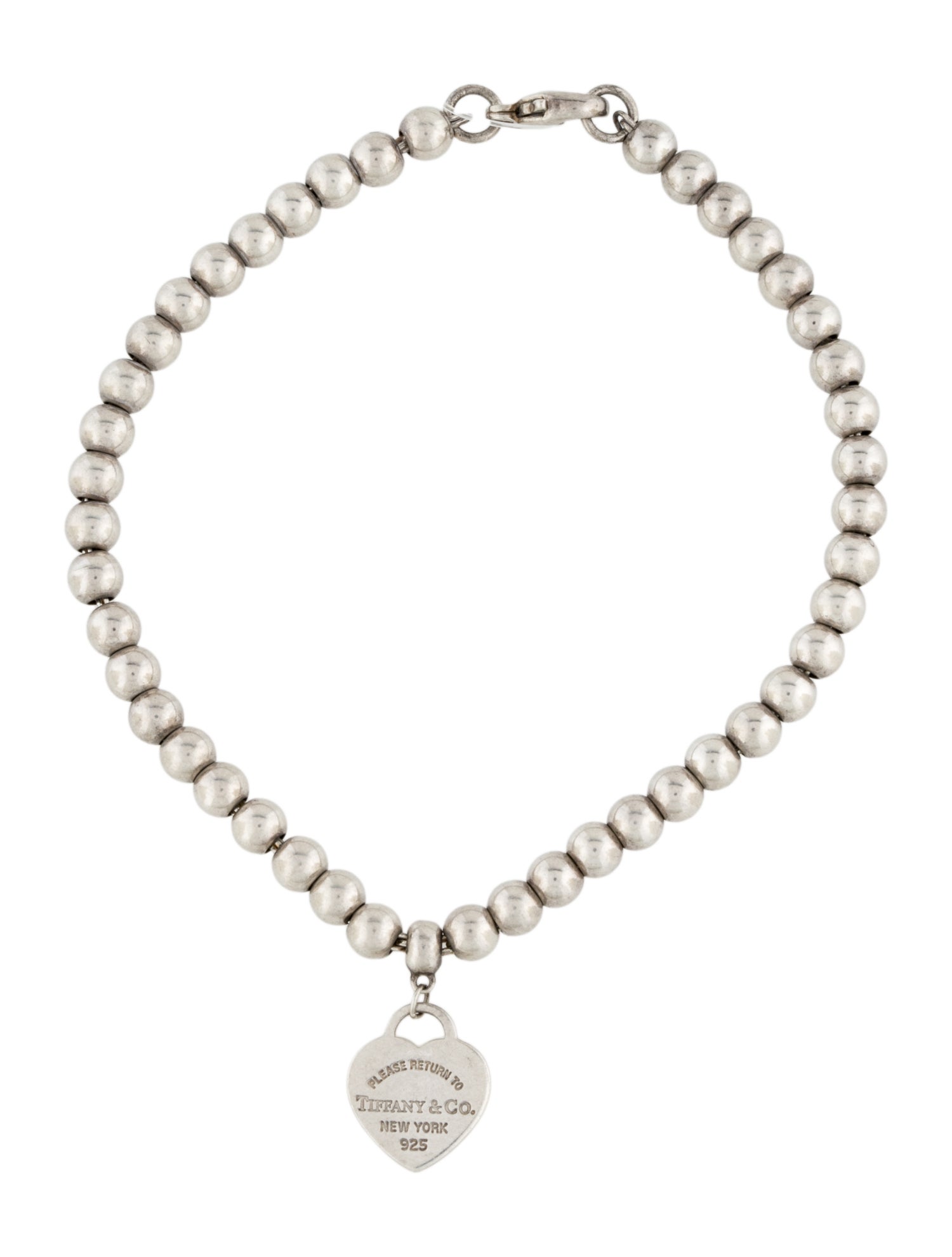 Tiffany & Co. Heart Tag Bead Bracelet