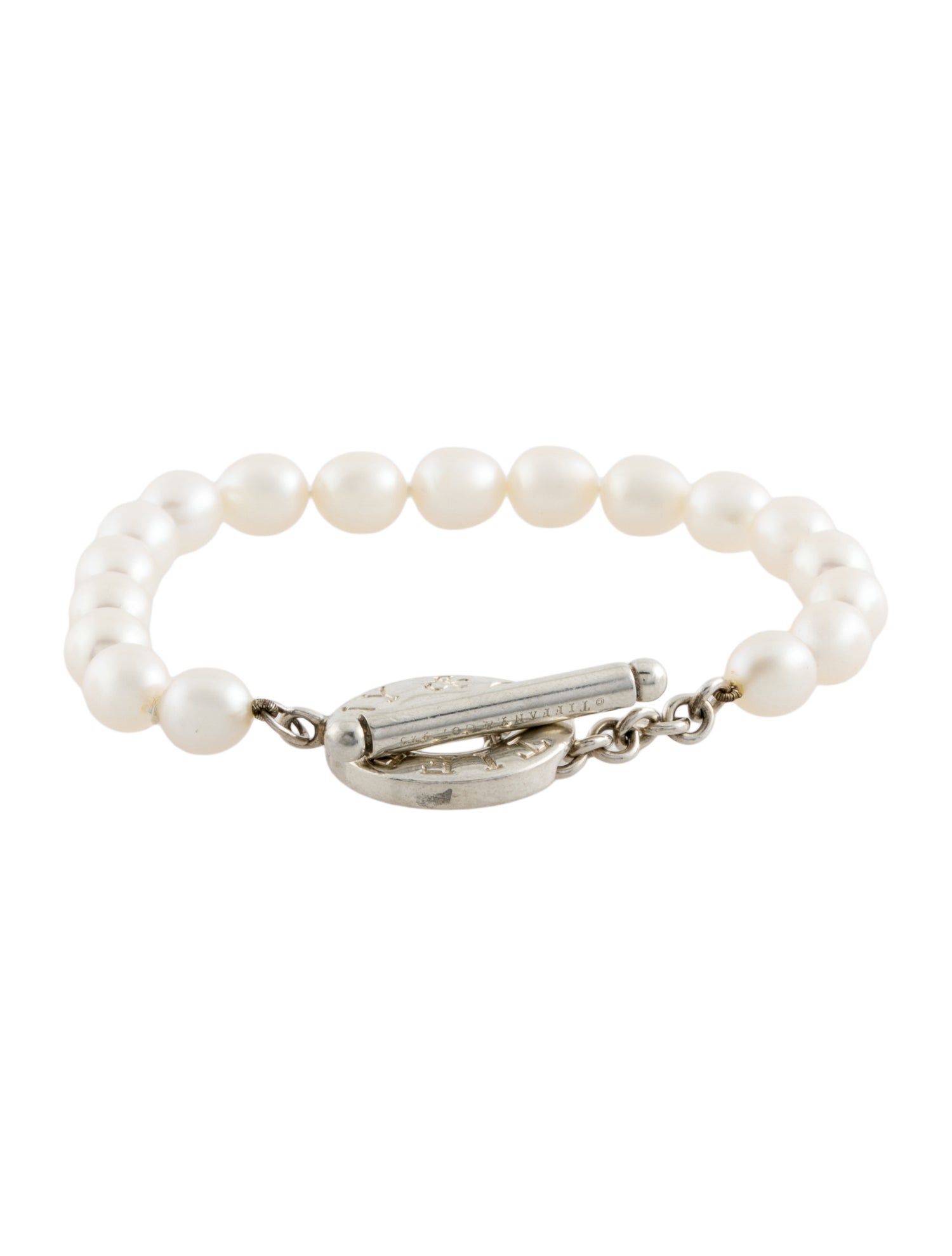 Tiffany & Co. Freshwater Pearl Toggle Bracelet