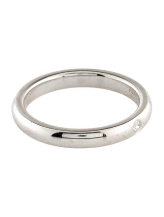 Tiffany & Co. Elsa Peretti Platinum Diamond Stacking Band