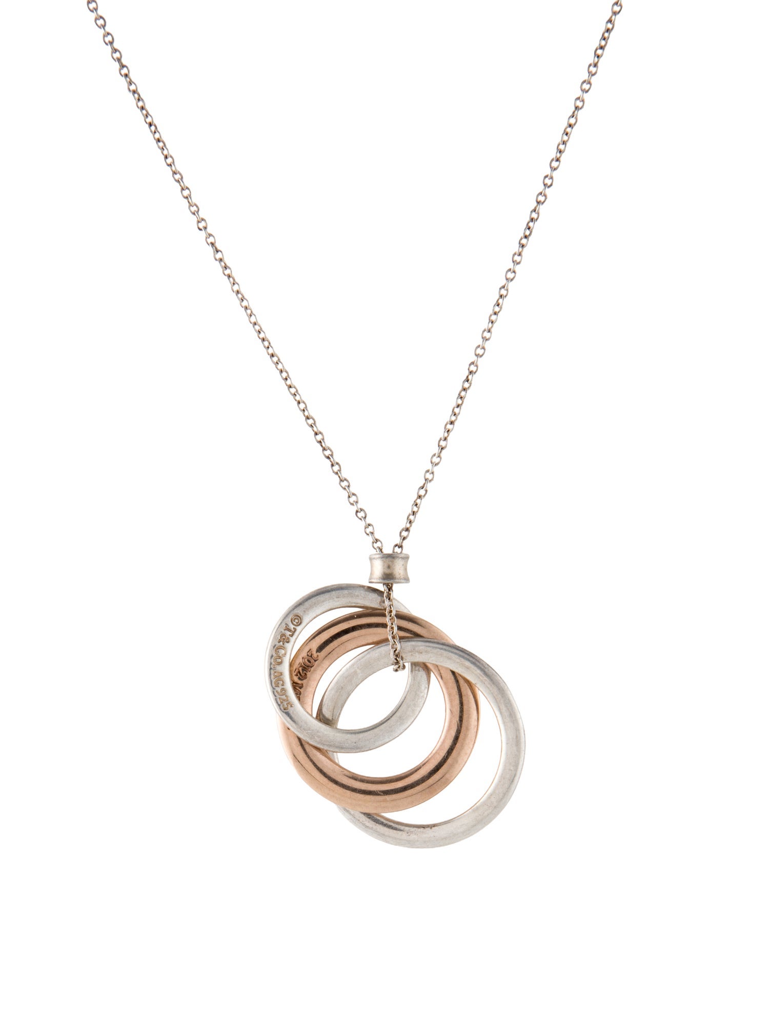 Tiffany & Co. Interlocking Circles Pendant Necklace