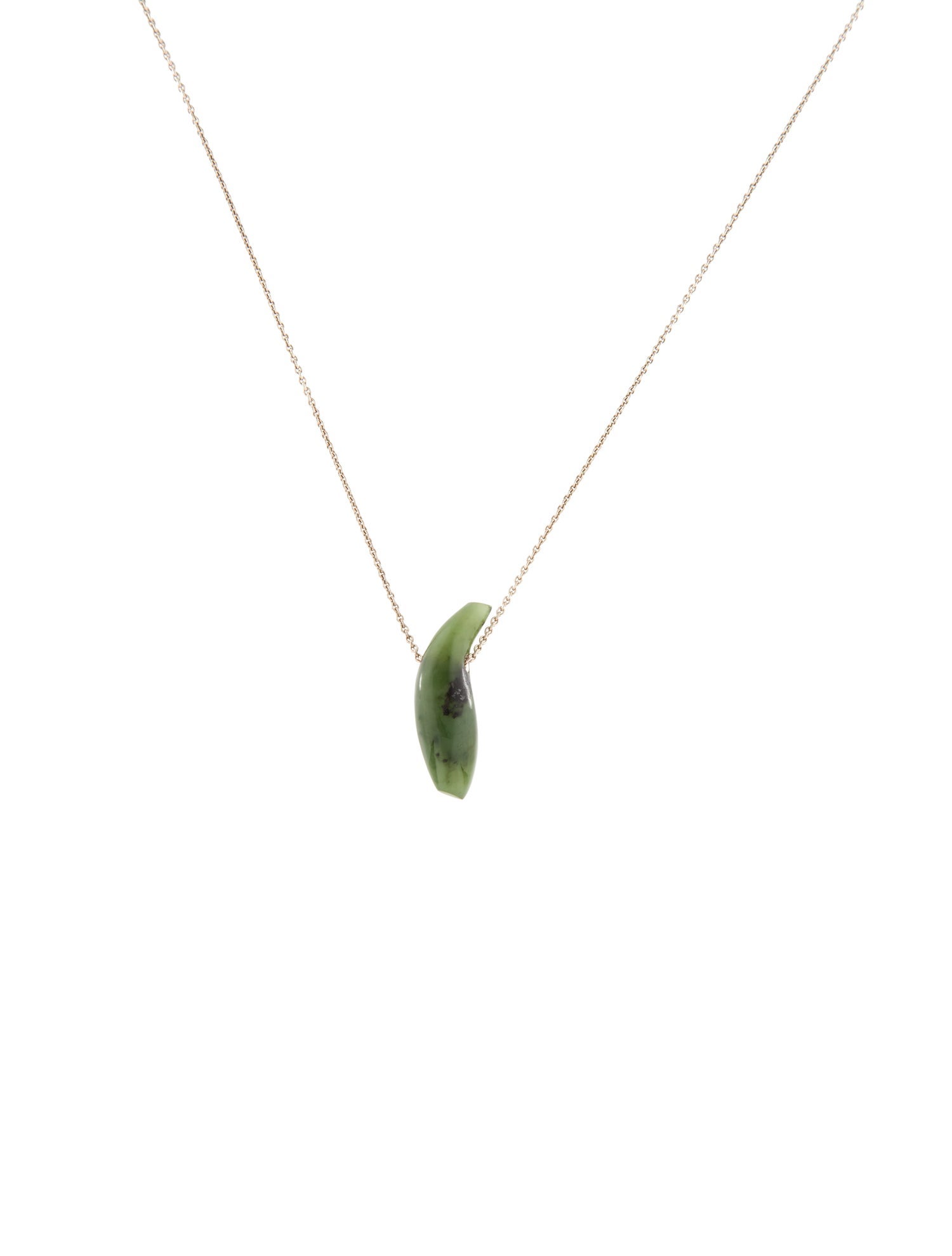 Tiffany & Co. Nephrite Fish Necklace