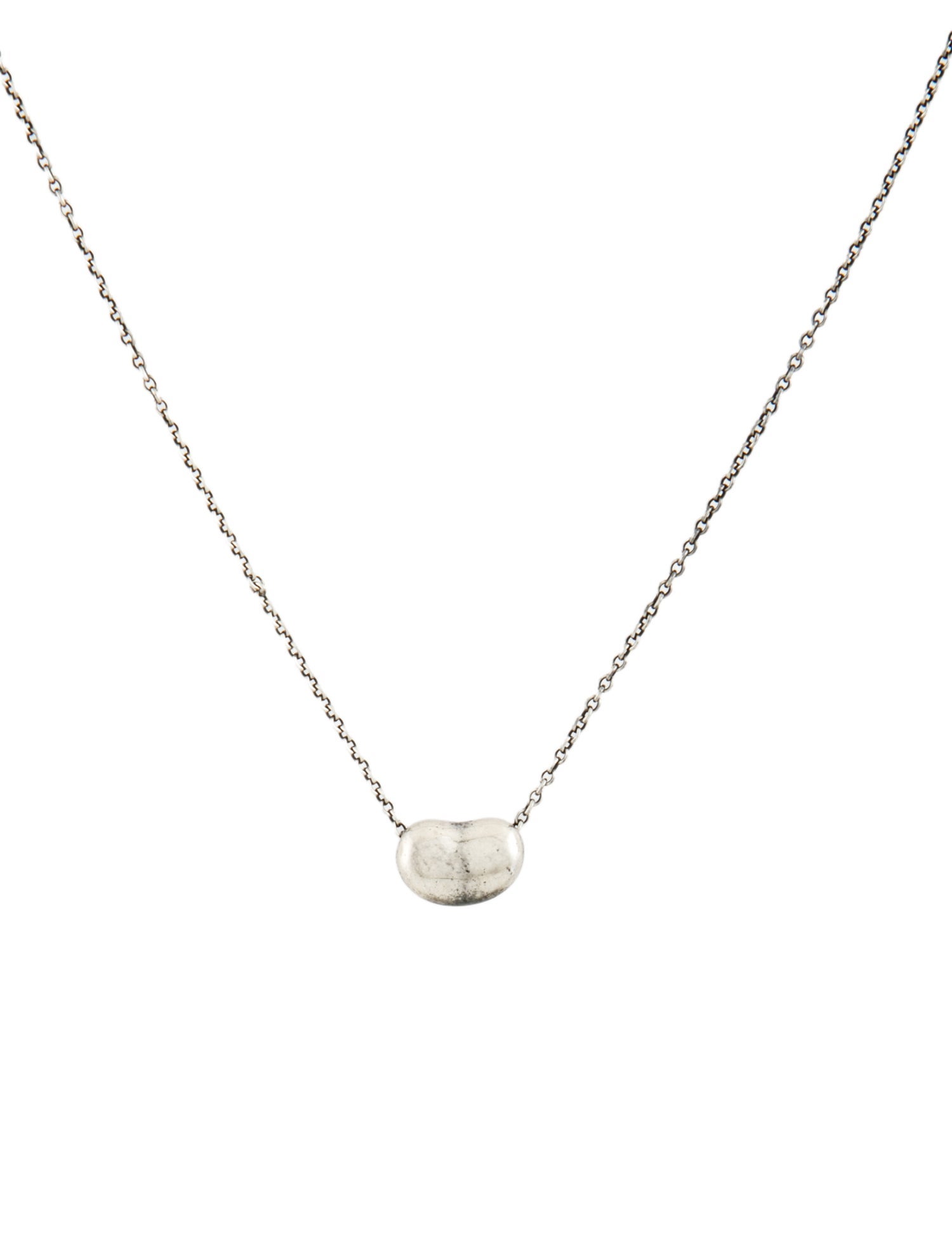 Tiffany & Co. Bean Design Pendant Necklace
