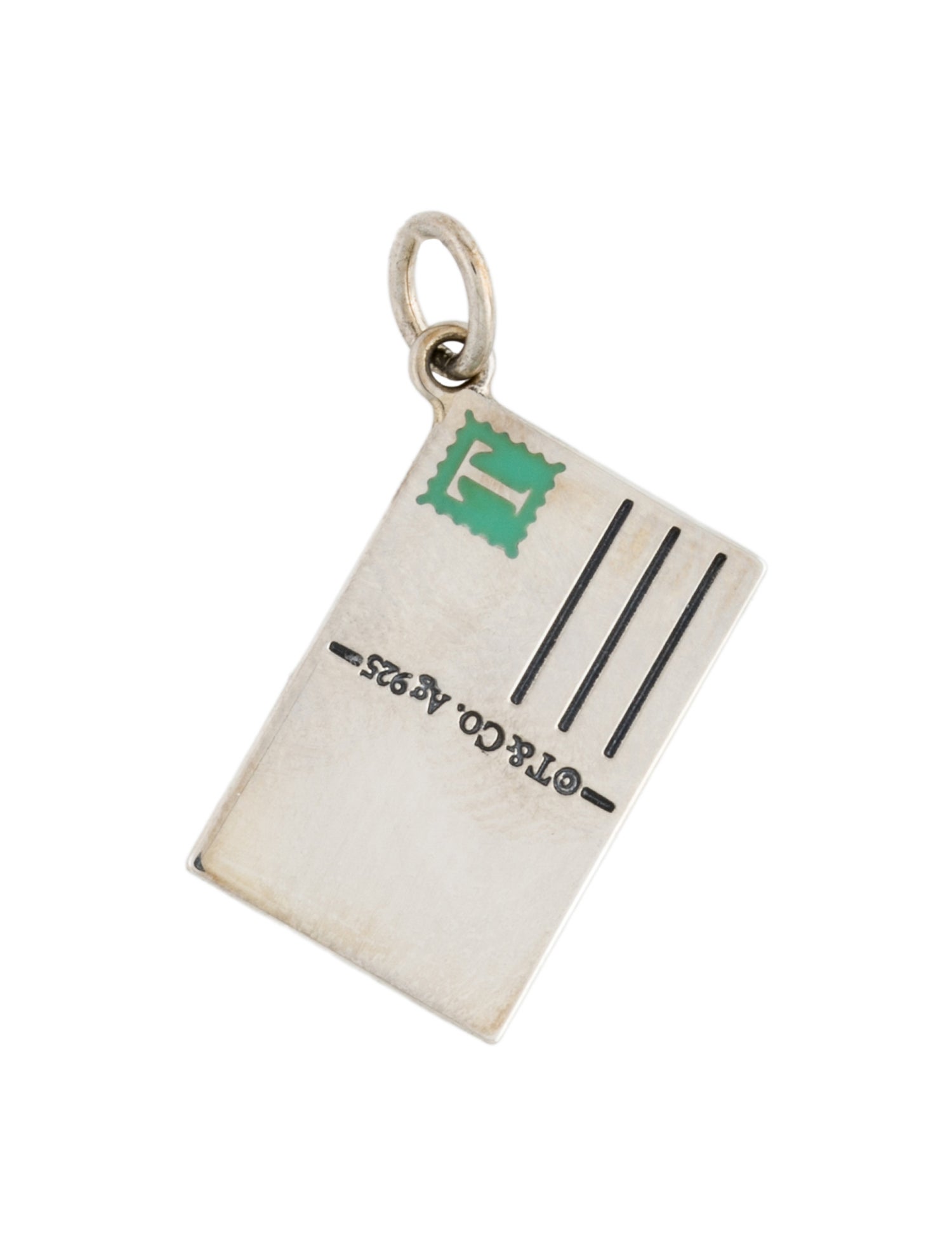 Tiffany & Co. Enamel 'Greetings from New York City' Postcard Charm