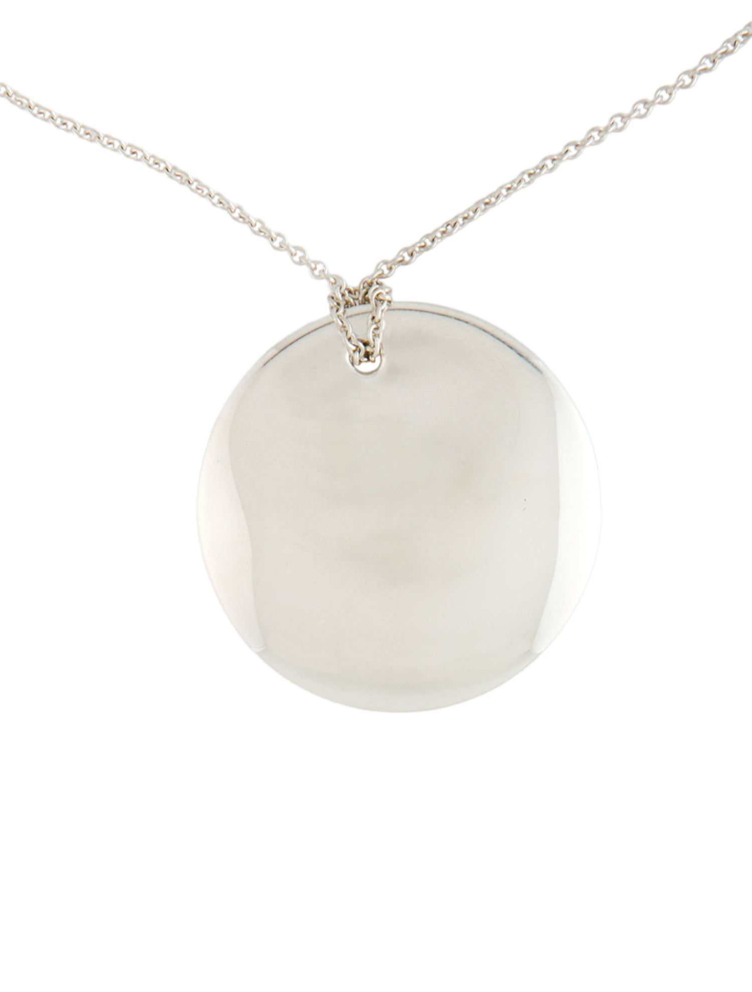 Tiffany & Co. Round Pendant Choker Necklace