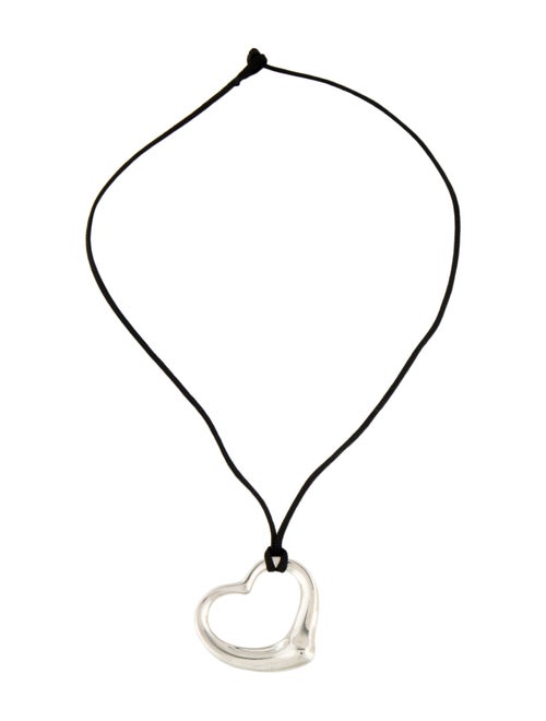 Tiffany & Co. Open Heart Pendant Necklace