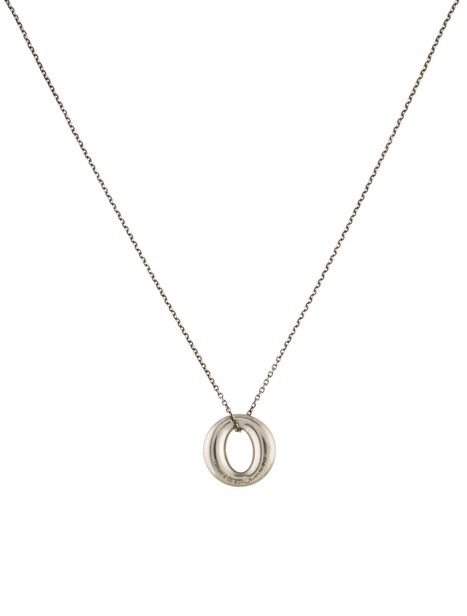 Tiffany & Co. Sevillana 'O' Pendant Necklace