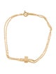 Tiffany & Co. 18K Two T Double Chain Bracelet