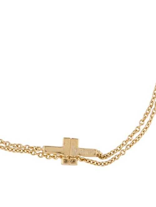 Tiffany & Co. 18K Two T Double Chain Bracelet
