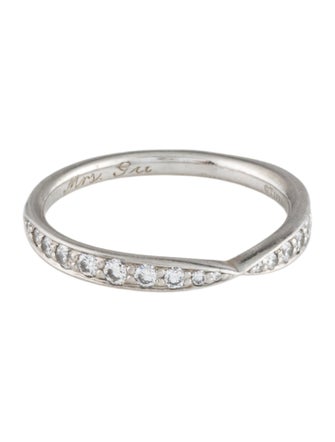 Tiffany & Co. Platinum Diamond Wedding Band