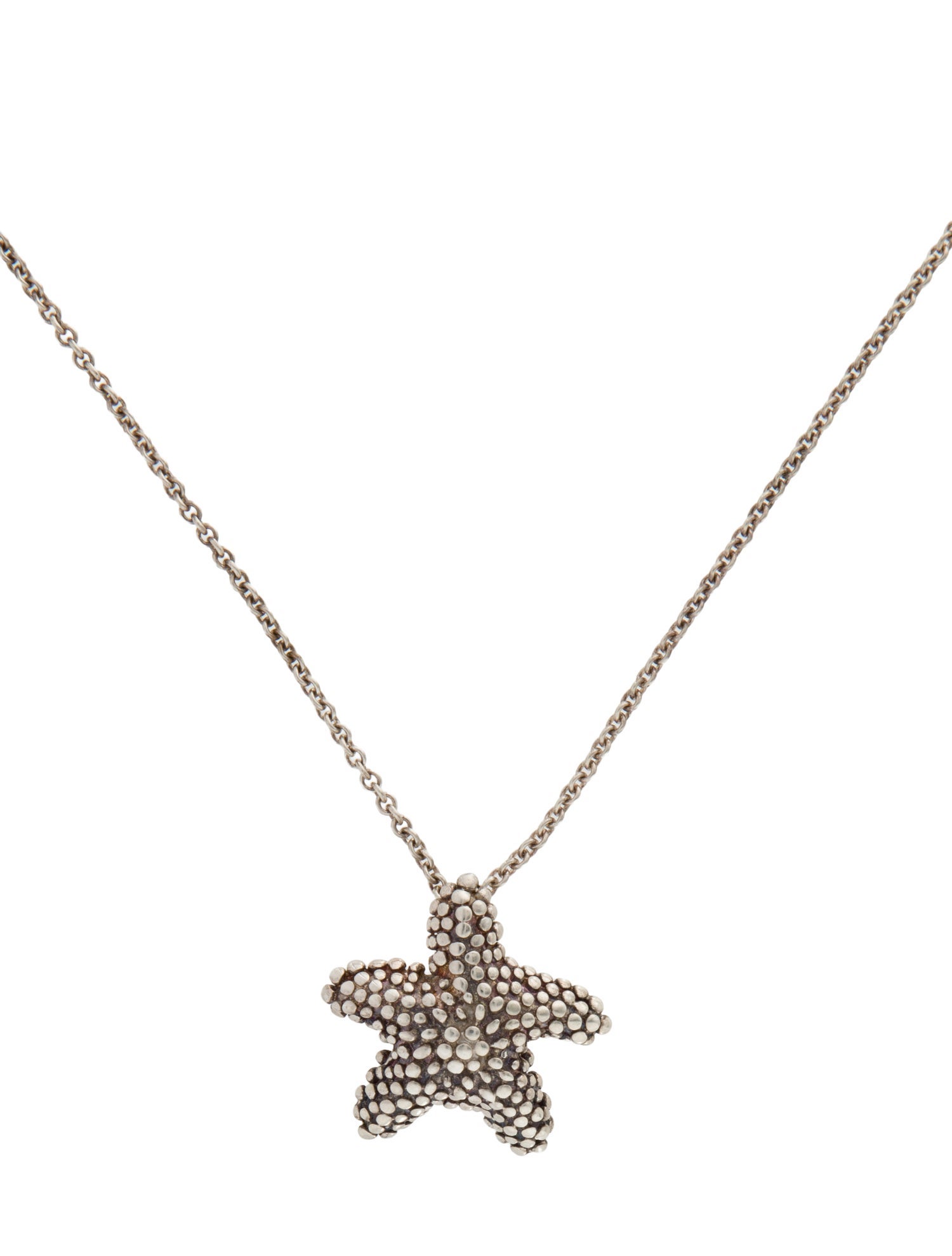 Tiffany & Co. Vintage Starfish Pendant Necklace