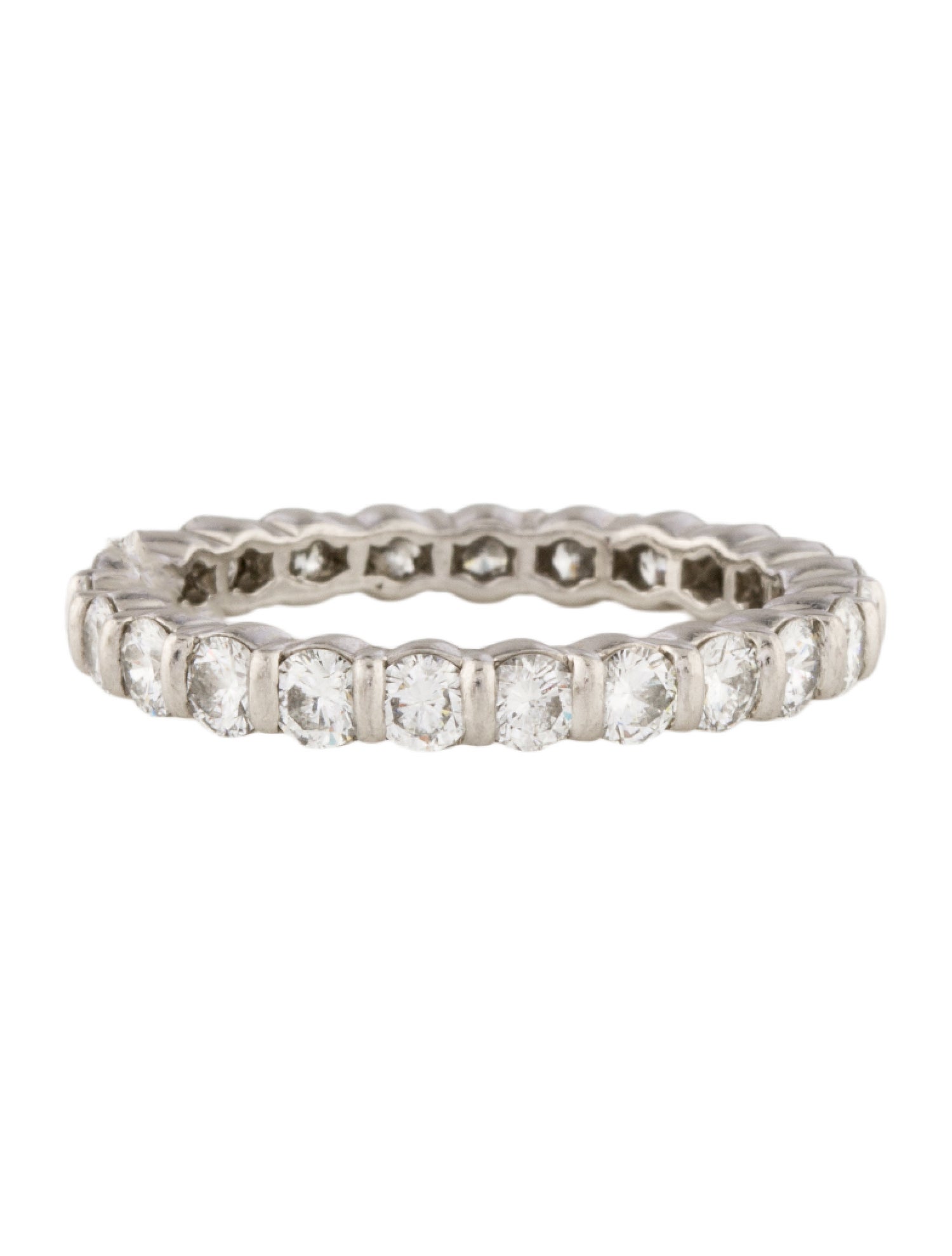 Tiffany & Co. Platinum 1.61ctw Diamond Eternity Band