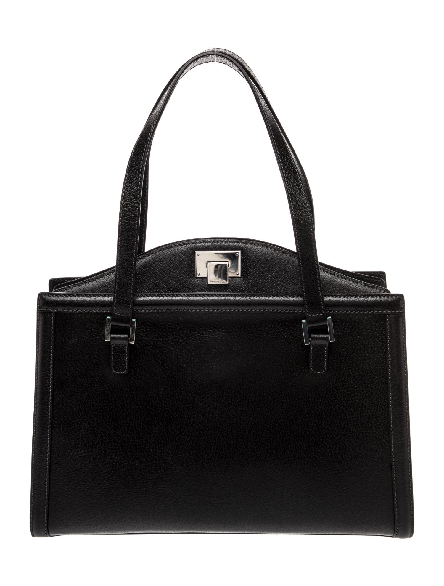 Tiffany & Co. Leather Top Handle Bag