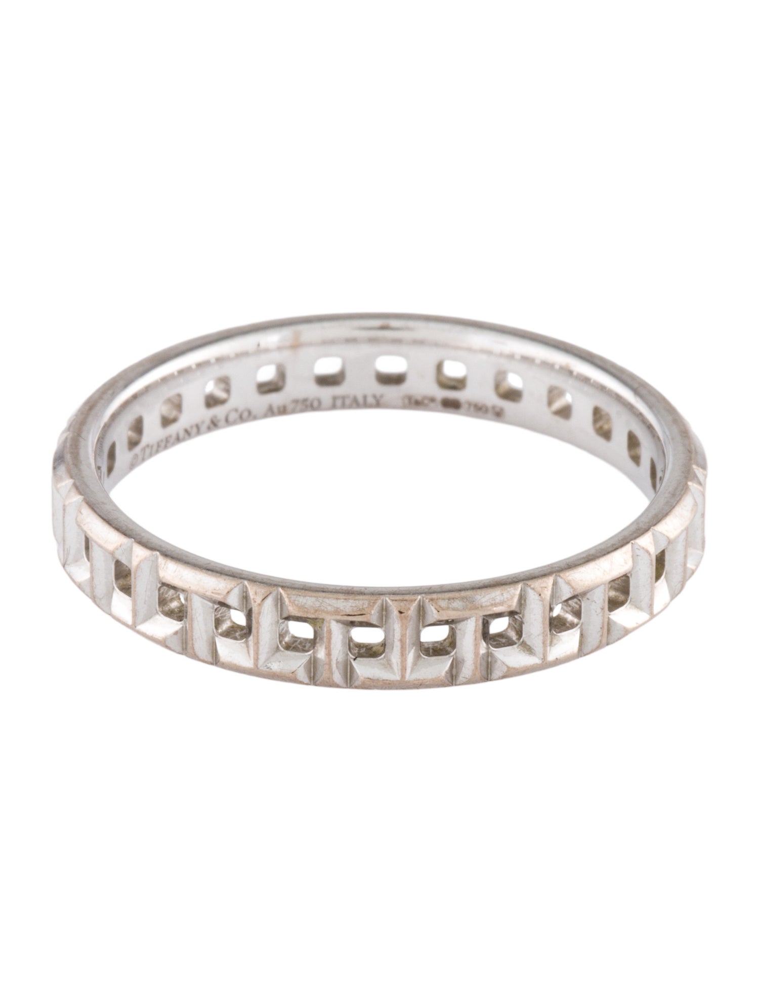 Tiffany & Co. 18K T Narrow Ring