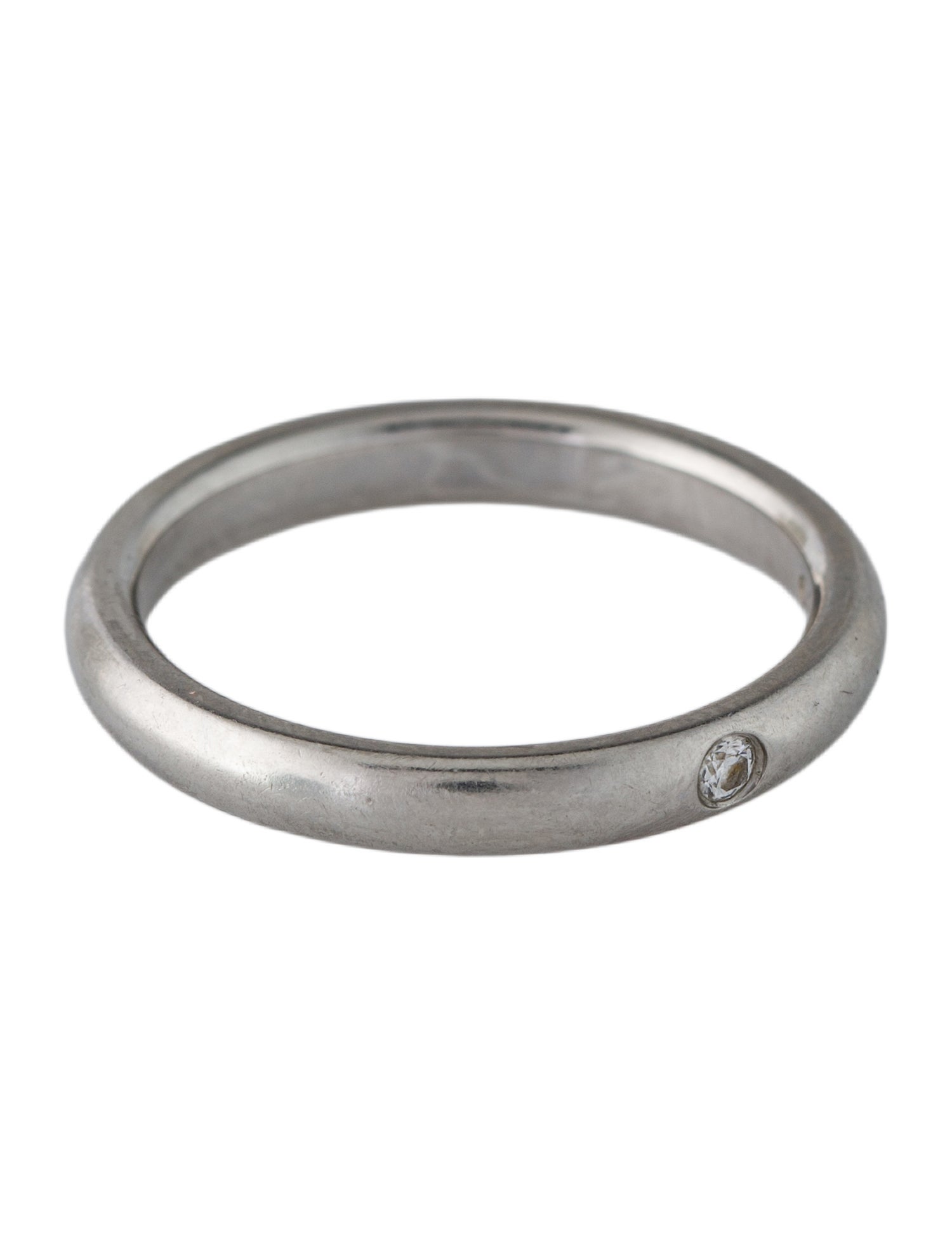 Tiffany & Co. Platinum Diamond Band