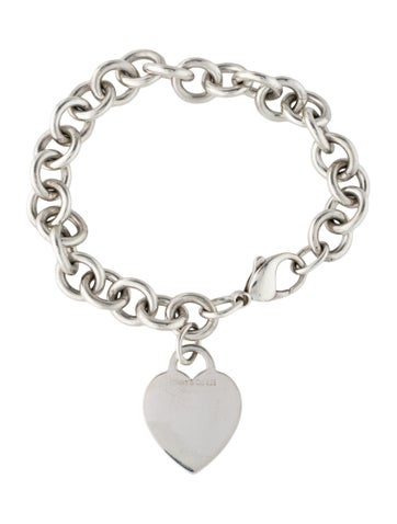 Tiffany & Co. Charm Heart Tag Bracelet