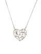 Tiffany & Co. Olive Leaf Heart Pendant Necklace