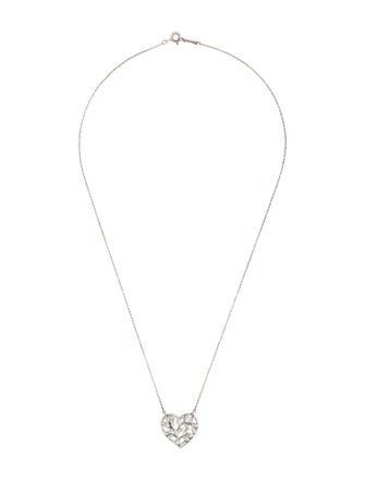 Tiffany & Co. Olive Leaf Heart Pendant Necklace