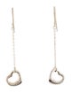 Tiffany & Co. Open Heart Drop Earrings
