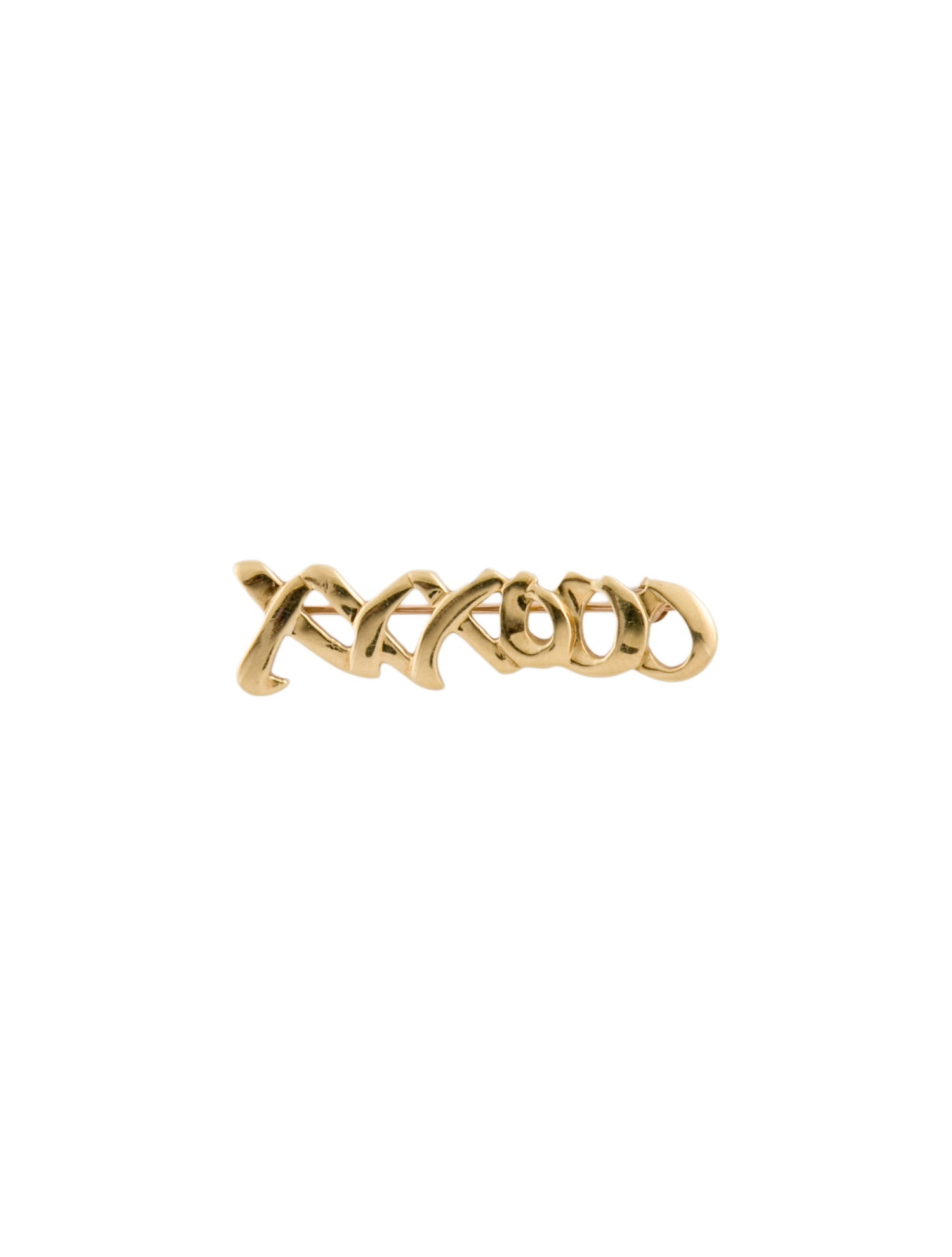 Tiffany & Co. Vintage 18K Love & Kisses Brooch