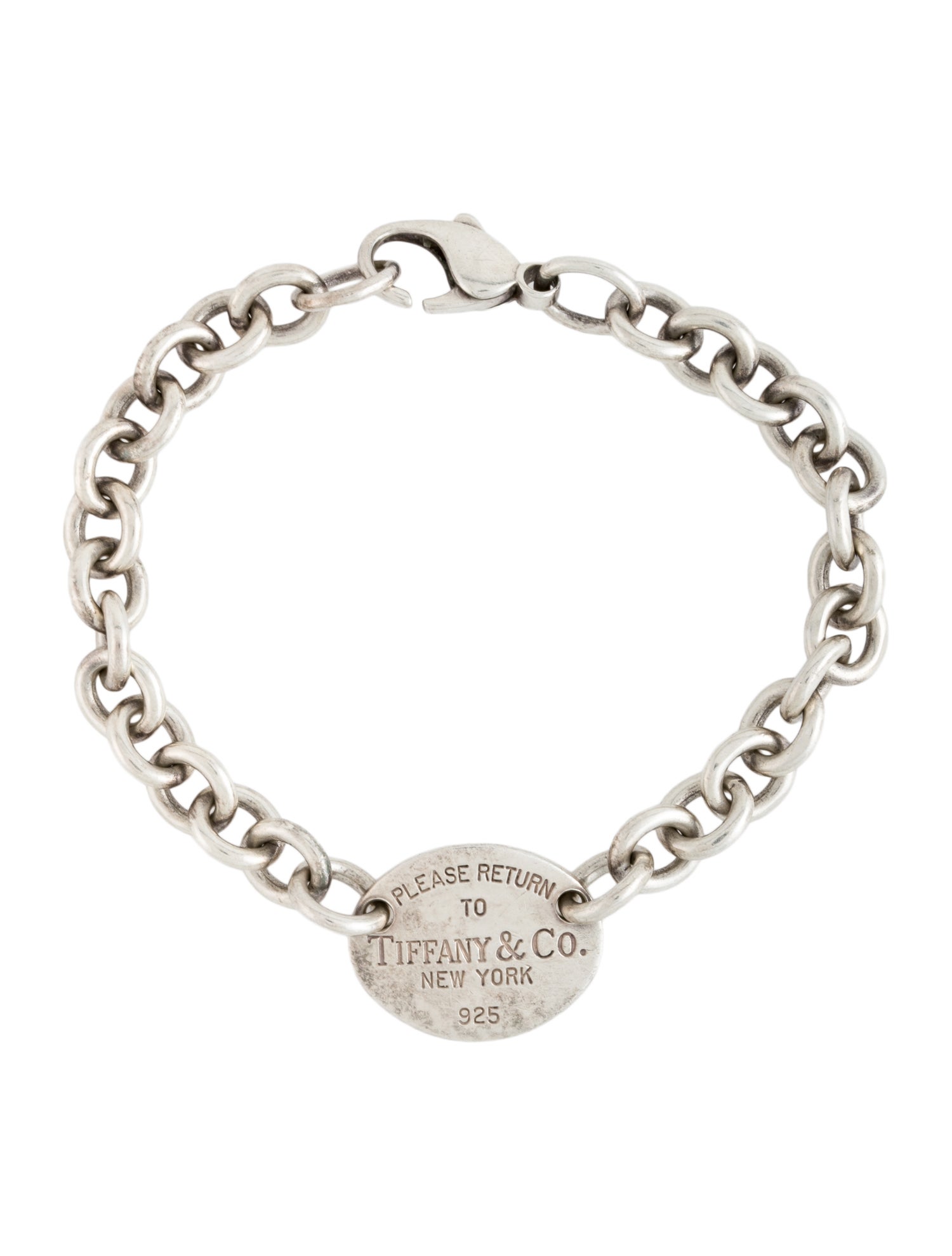 Tiffany & Co. Oval Tag Bracelet