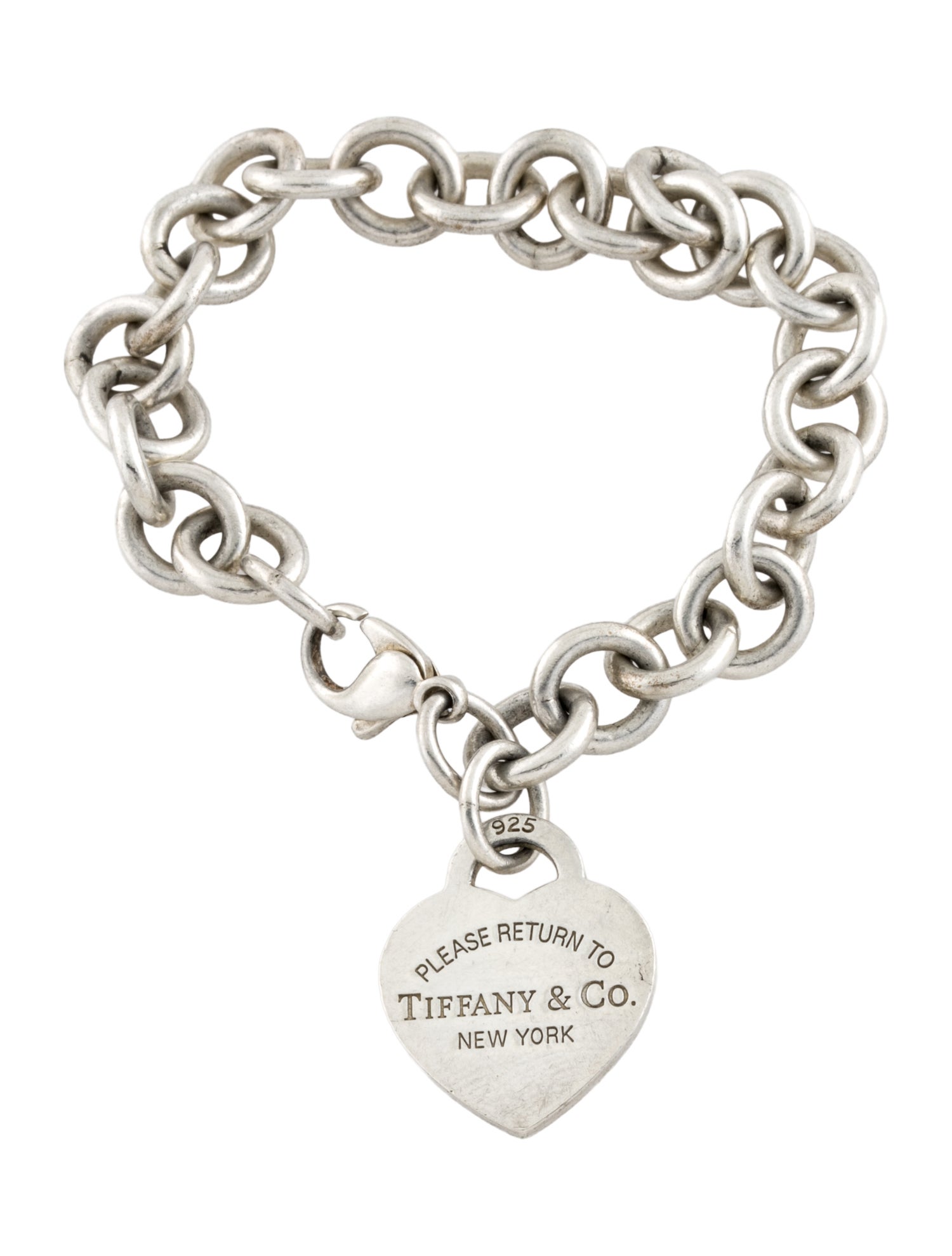 Tiffany & Co. Heart Tag Charm Bracelet