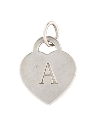 Tiffany & Co. Heart Tag Initial 'A' Pendant