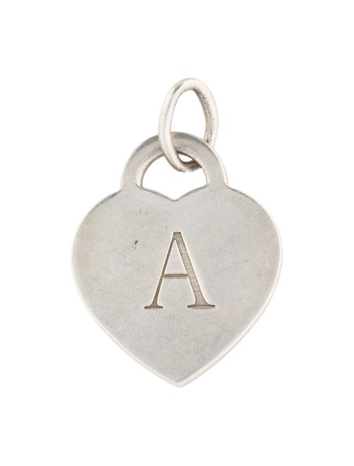 Tiffany & Co. Heart Tag Initial 'A' Pendant