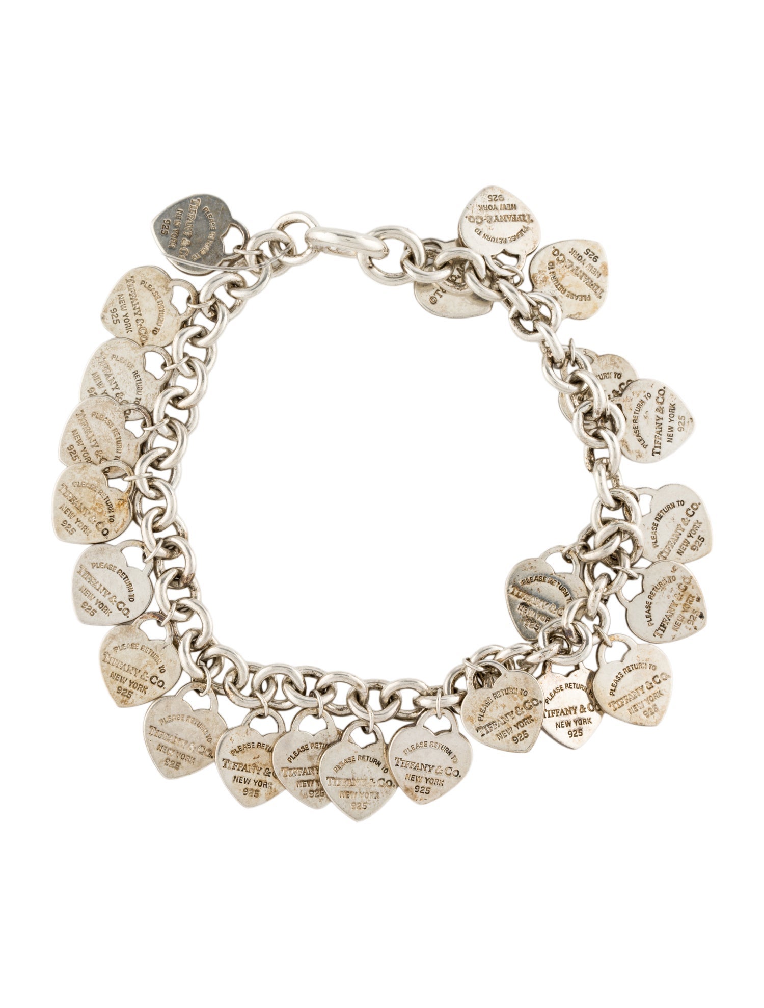 Tiffany & Co. Return to Tiffany Heart Multi-Tag Charm Bracelet