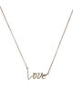 Tiffany & Co. Graffiti 'Love' Pendant Necklace