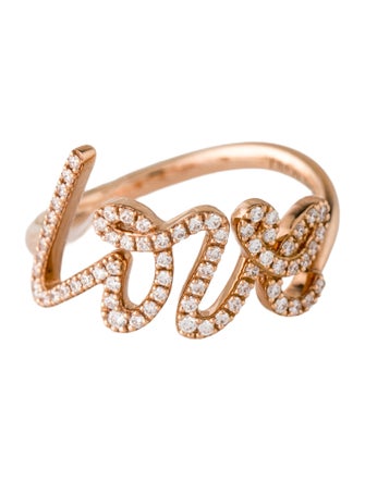 Tiffany & Co. 18K Diamond Graffiti Love Band