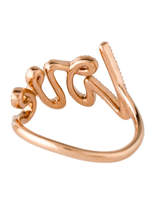 Tiffany & Co. 18K Diamond Graffiti Love Band