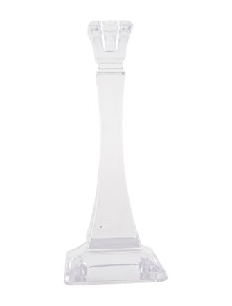 Tiffany & Co. Crystal Glass Square Candlestick