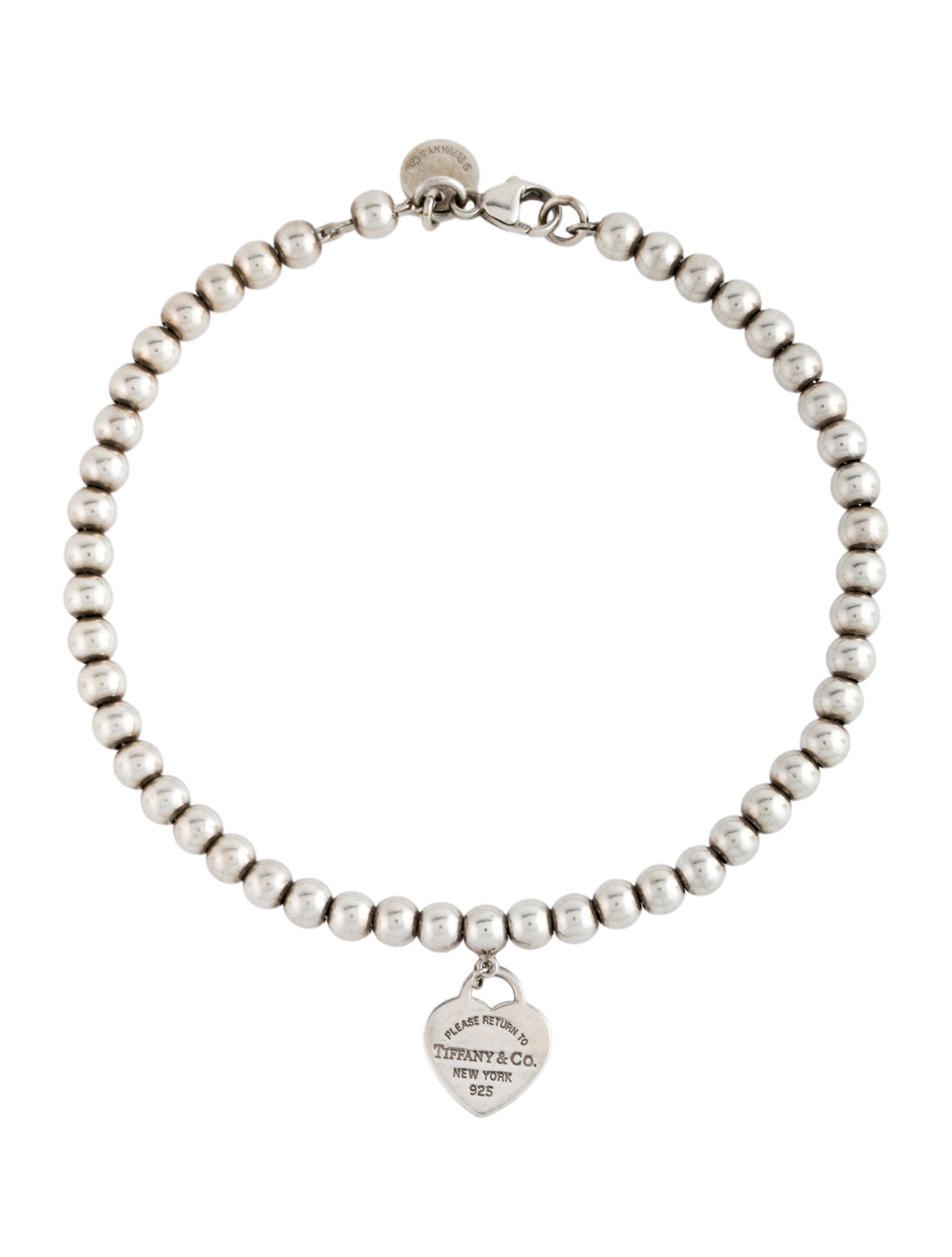 Tiffany & Co. Heart Tag Bead Bracelet