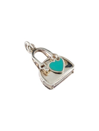 Tiffany & Co. Enamel Heart Handbag Charm