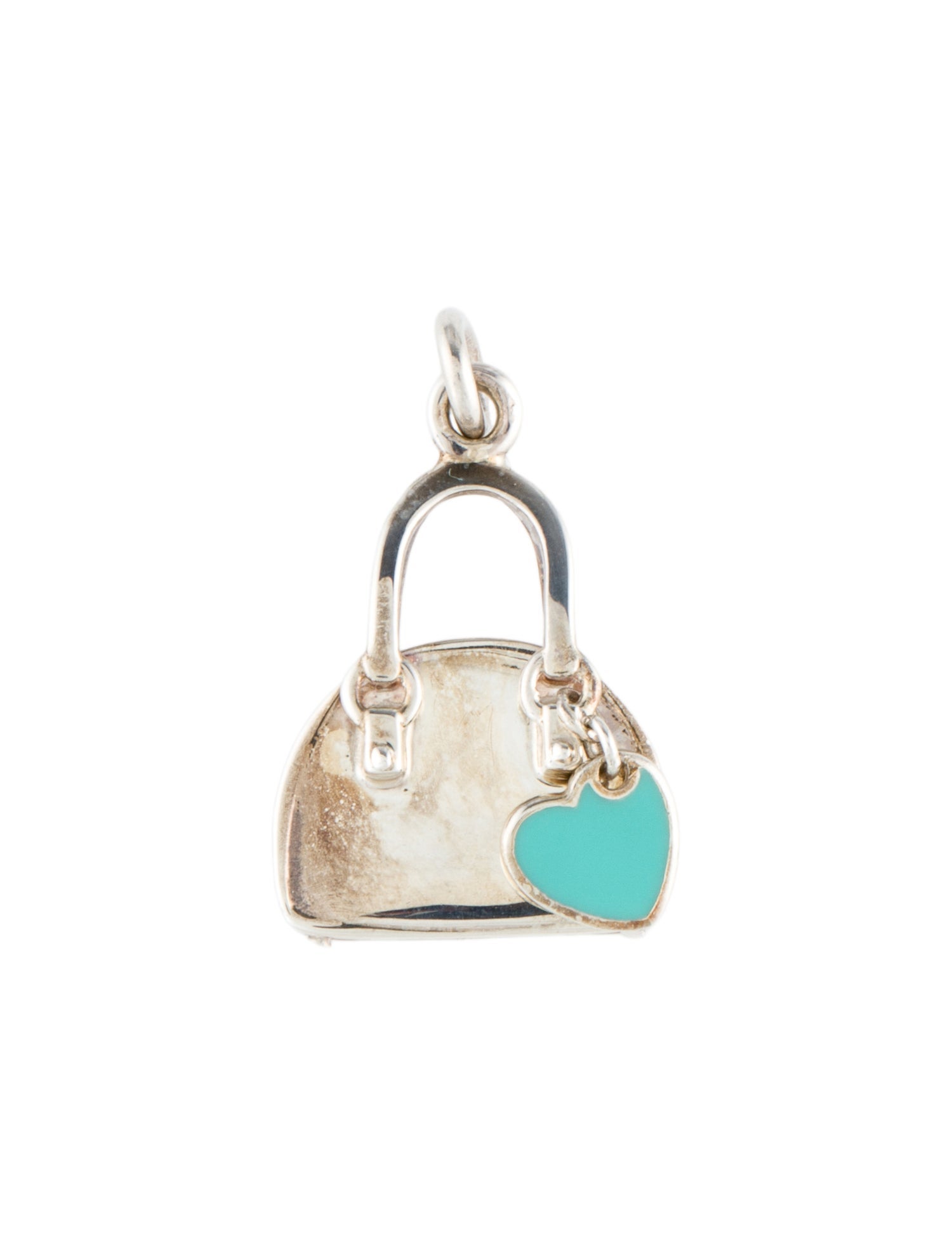 Tiffany & Co. Enamel Heart Handbag Charm