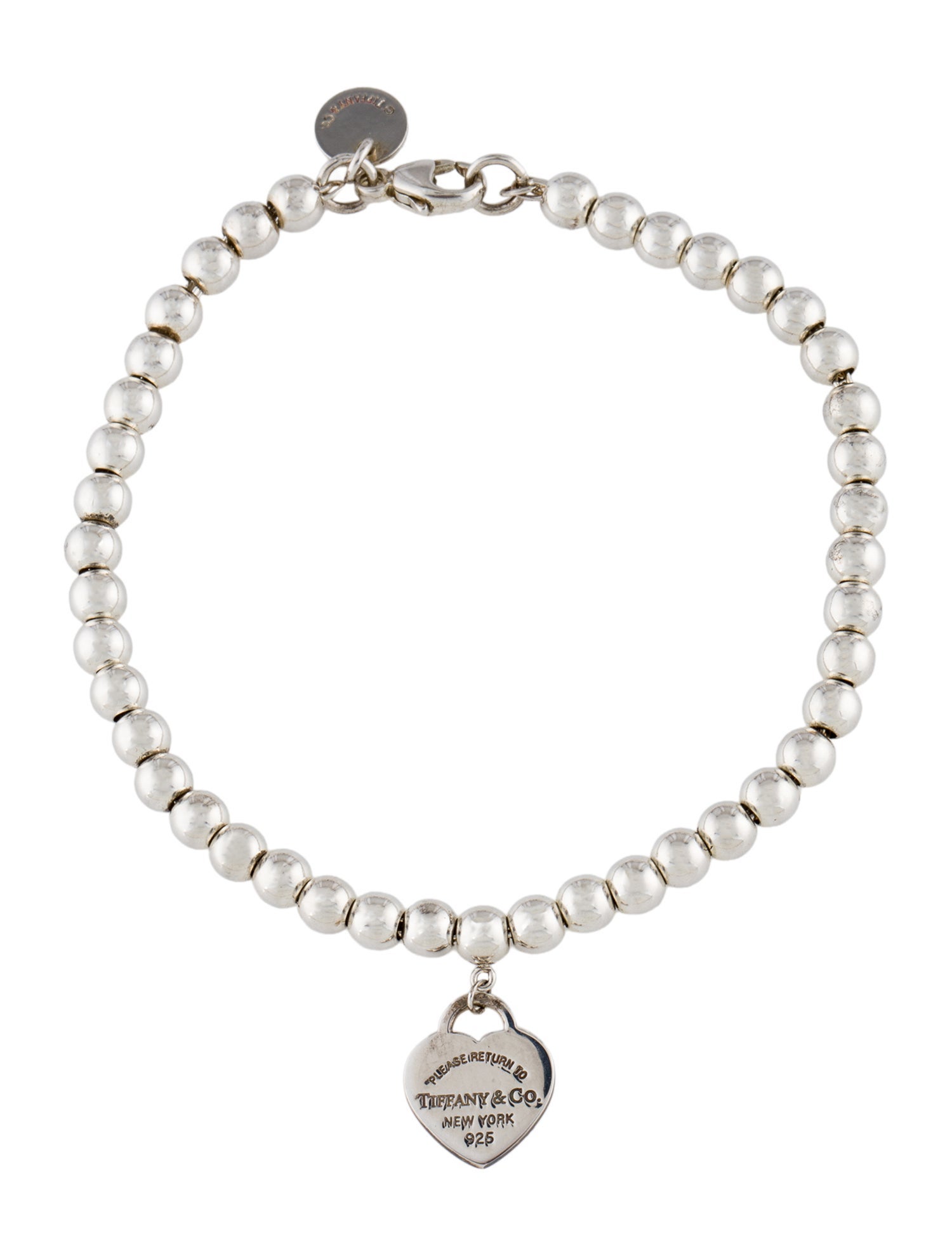 Tiffany & Co. Heart Tag Bead Bracelet