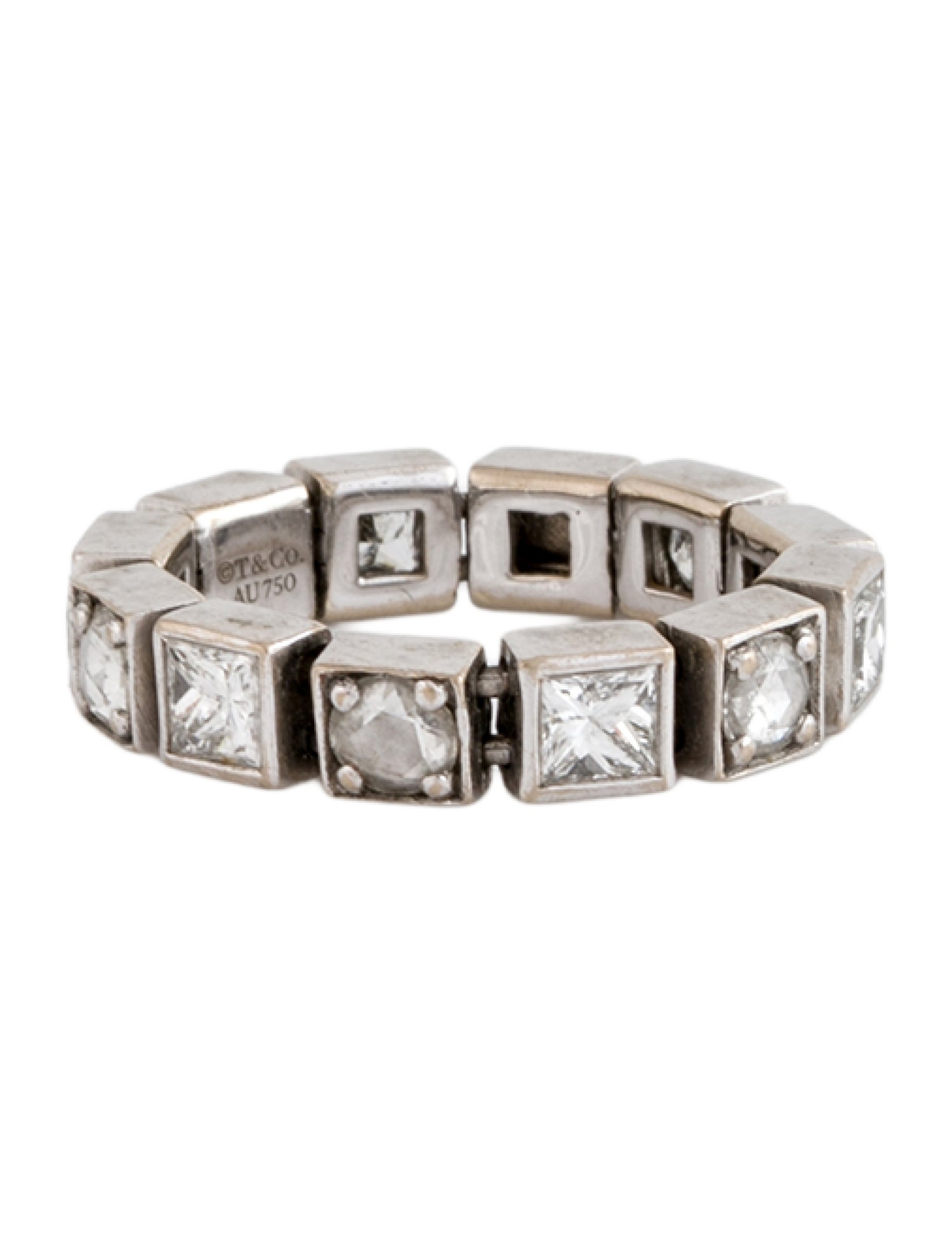 Tiffany & Co. 18K Diamond Flex Eternity Band