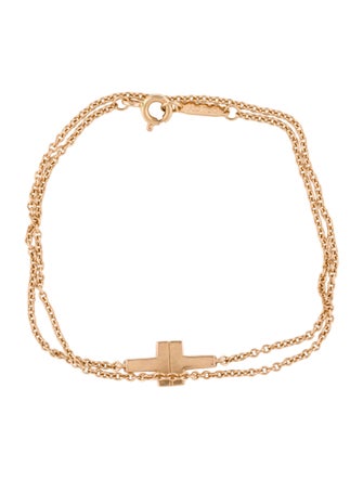 Tiffany & Co. 18K Two T Double Chain Bracelet