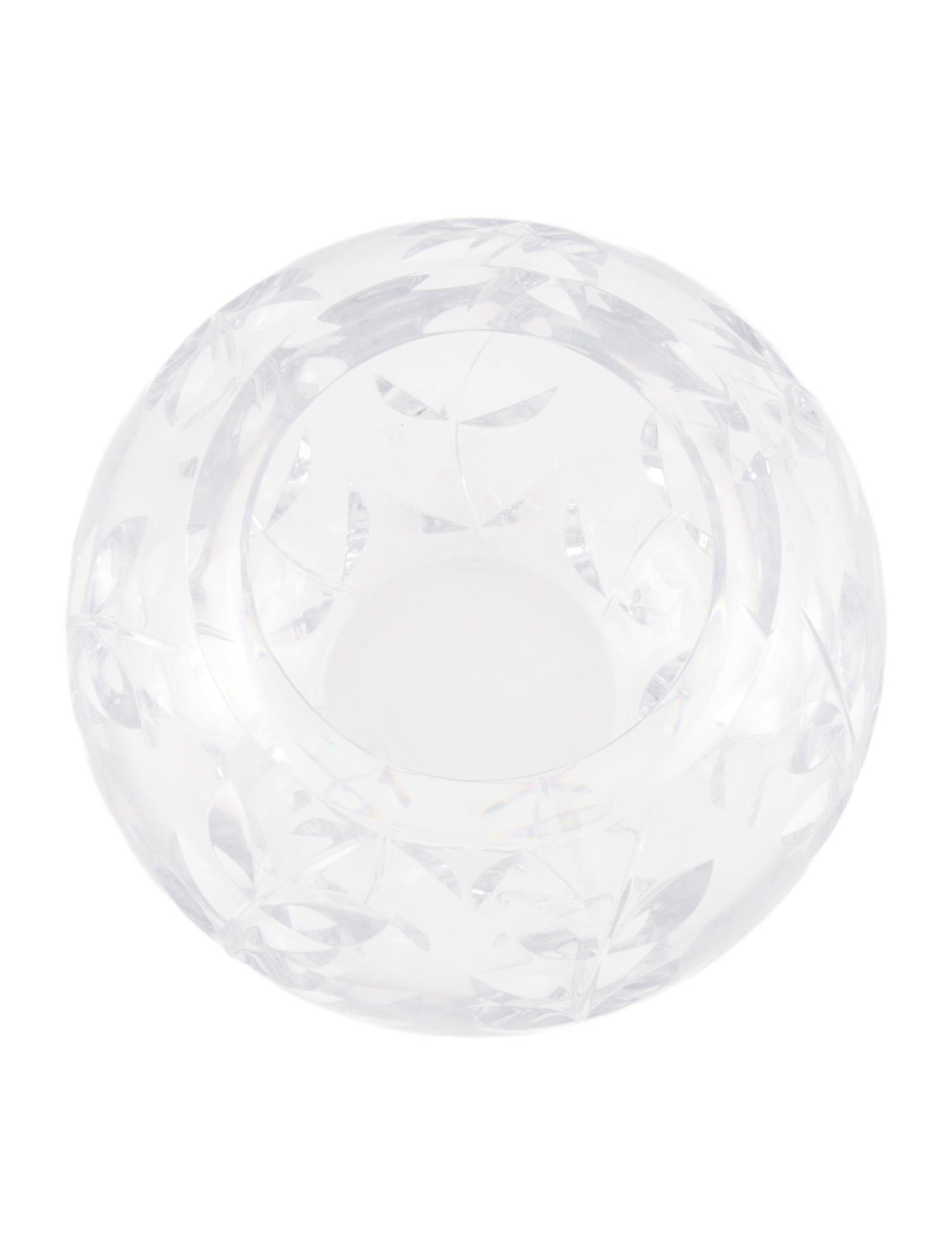 Tiffany & Co. Crystal Floral Vine Vase