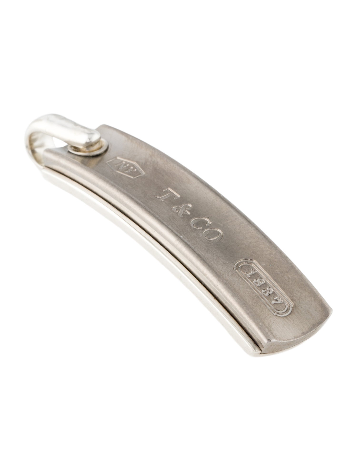 Tiffany & Co. 1837 Bar Pendant