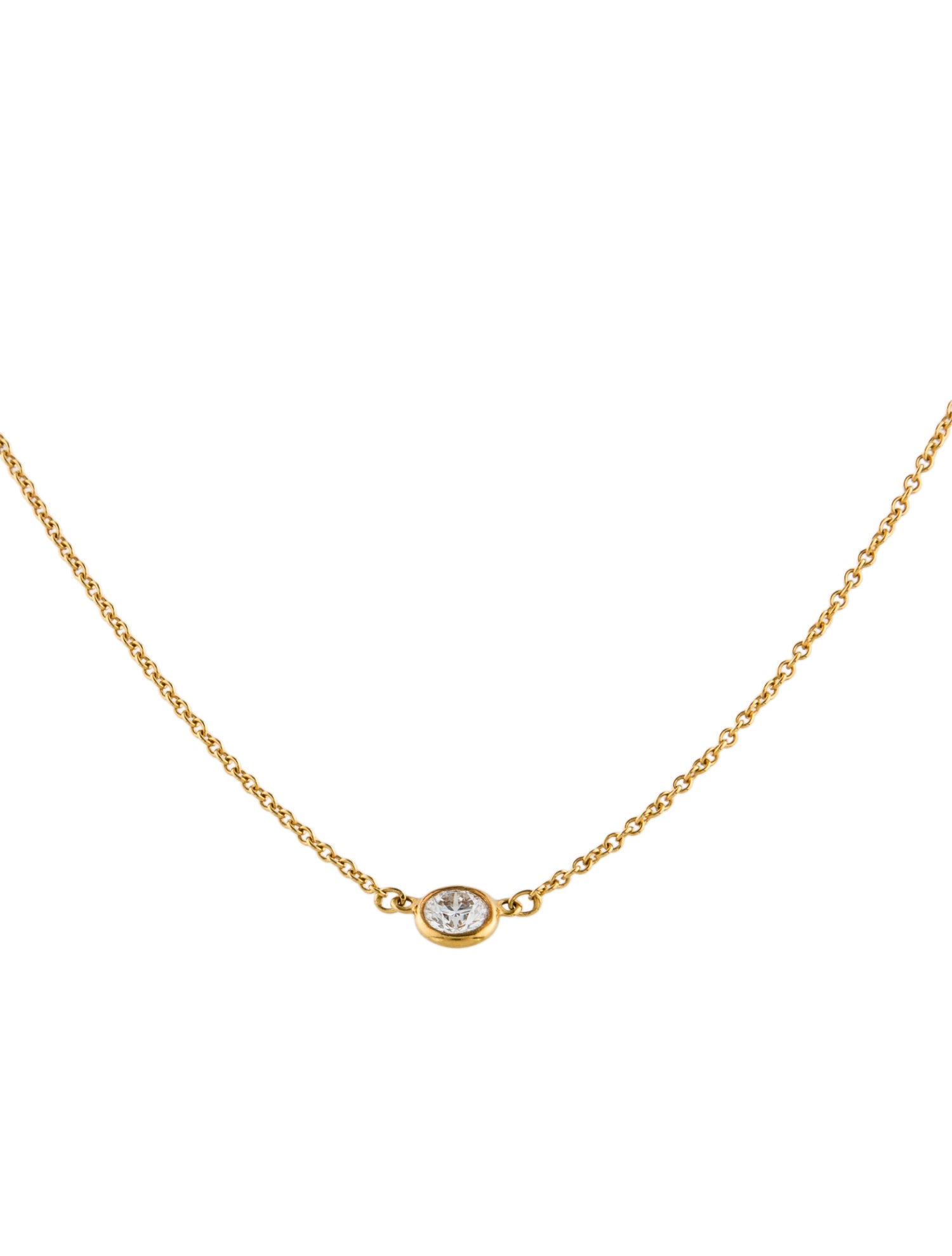 Tiffany & Co. Diamond By the Yard Pendant Necklace